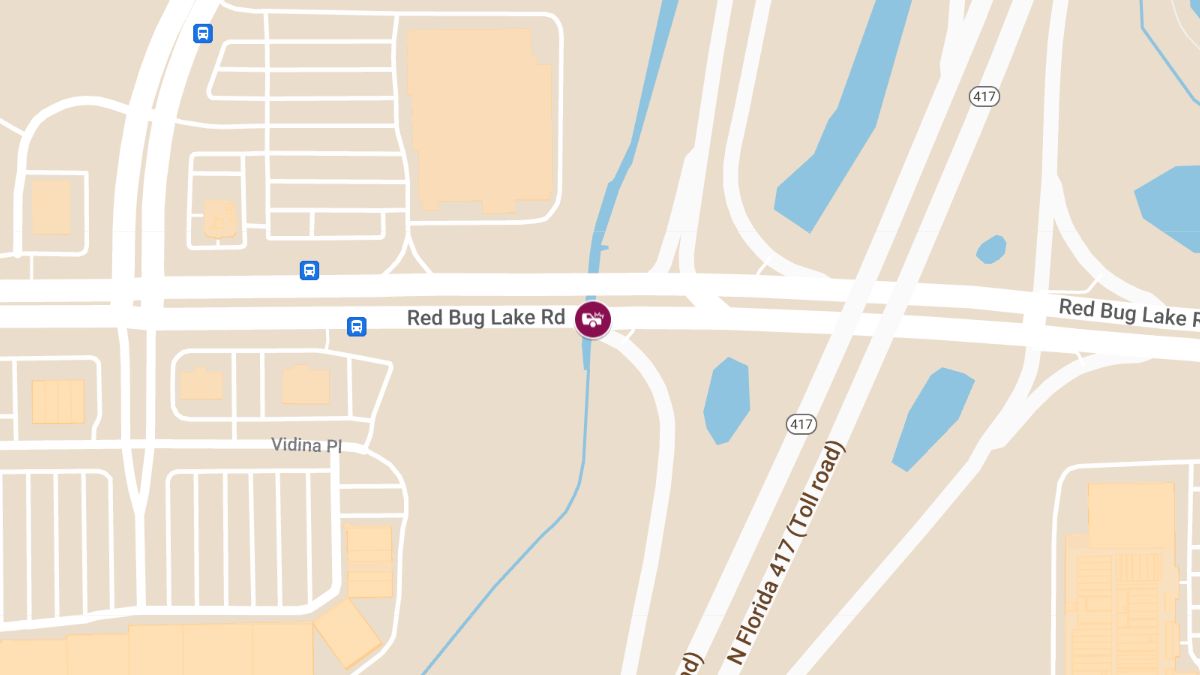 Fatal Crash Causes Roadblock on Red Bug Lake Rd near SR-417