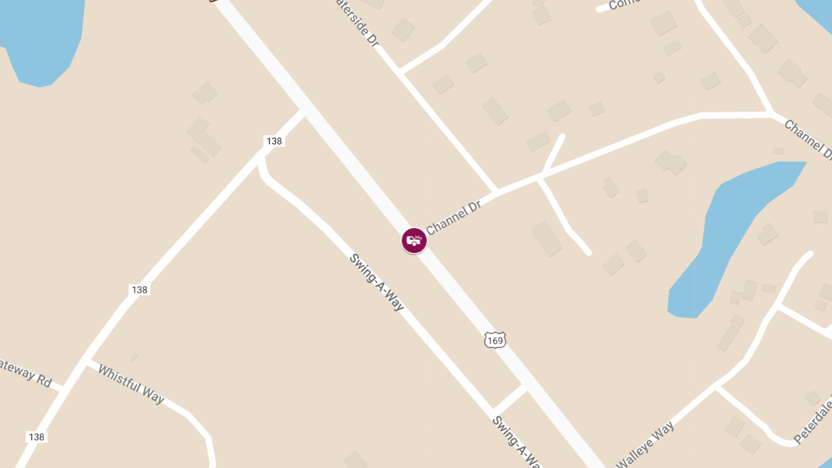 Fatal Crash at Highway 169 and Channel Dr