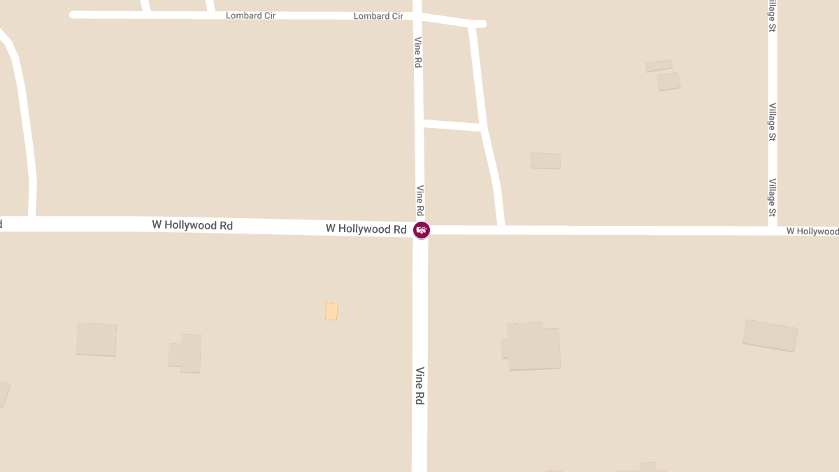 Fatal Crash at Hollywood Rd & Vine Rd 