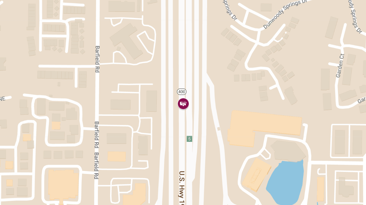 Fatal Crash on GA 400 Near Abernathy Rd and Hammond Dr