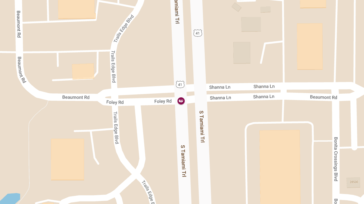 Fatal Crash on S Tamiami Trl at Foley Rd