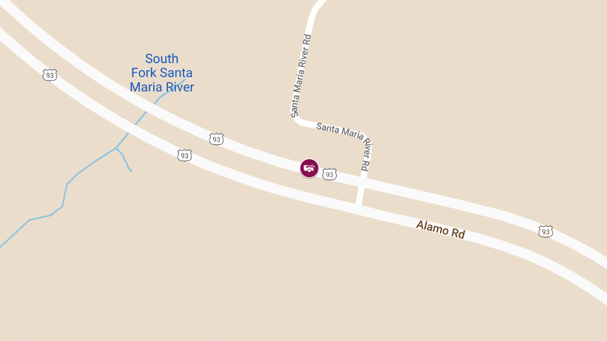 Fatal Crash on U.S. 93 Near Santa Maria River Rd