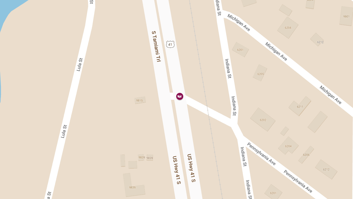 Fatal Crash on US-41 at Pennsylvania Ave