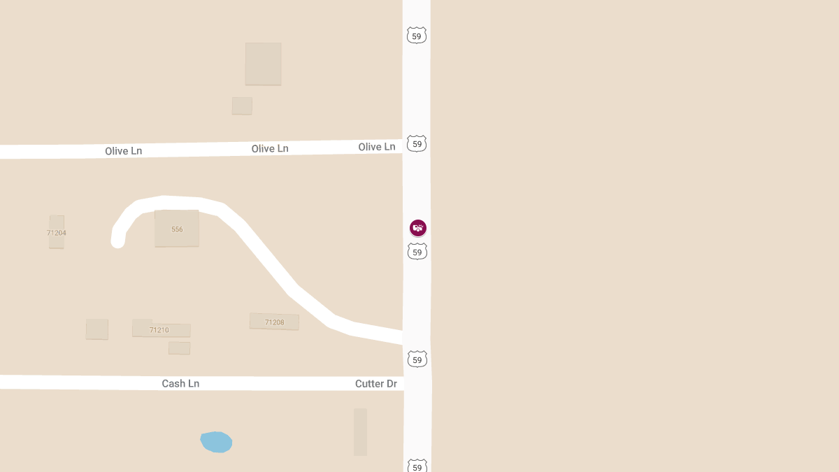 Fatal Crash on US-59 Near Westville