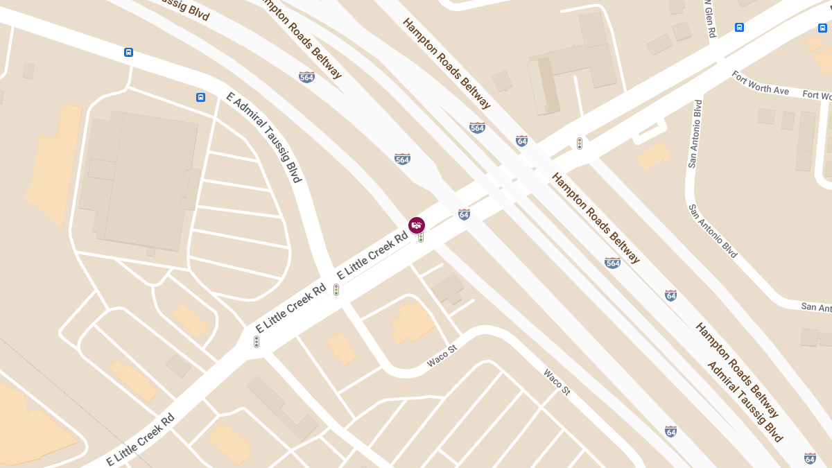 Fatal Crash with Injuries on E Little Creek Rd near I-64