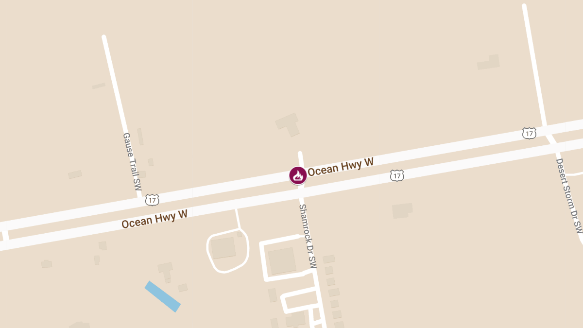 Fatal House Fire on Ocean Hwy W Near Shamrock Dr