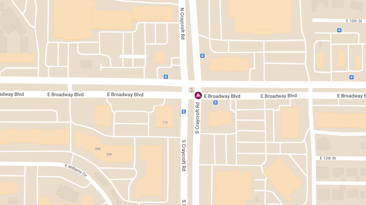 Fatal Motorcycle Crash at East Broadway Blvd & South Craycroft Rd