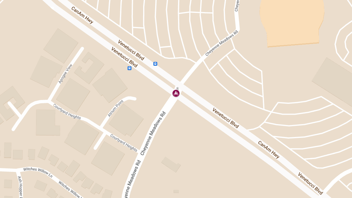 Fatal Motorcycle Crash at Venetucci Blvd & Cheyenne Meadows Rd
