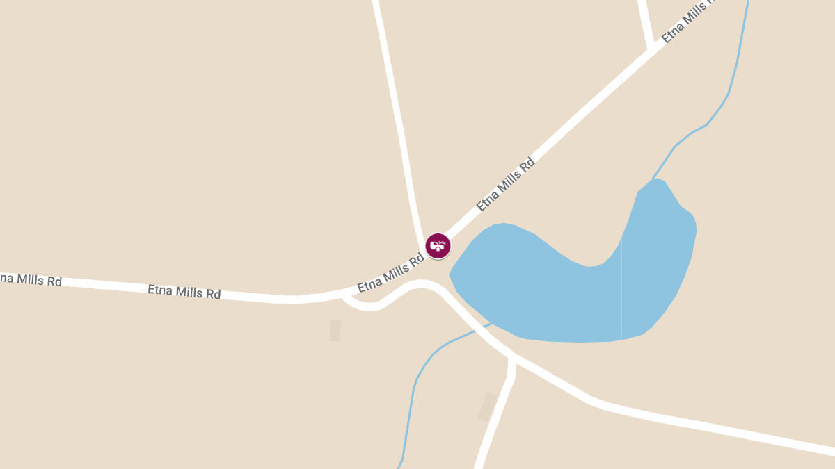 Fatal Overturned Vehicle Accident at 4134 Etna Mills Rd