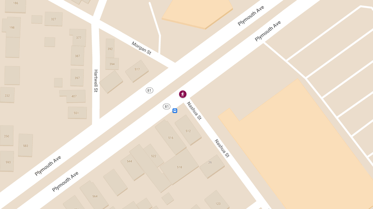 Fatal Pedestrian Accident at Plymouth Ave and Nashua St