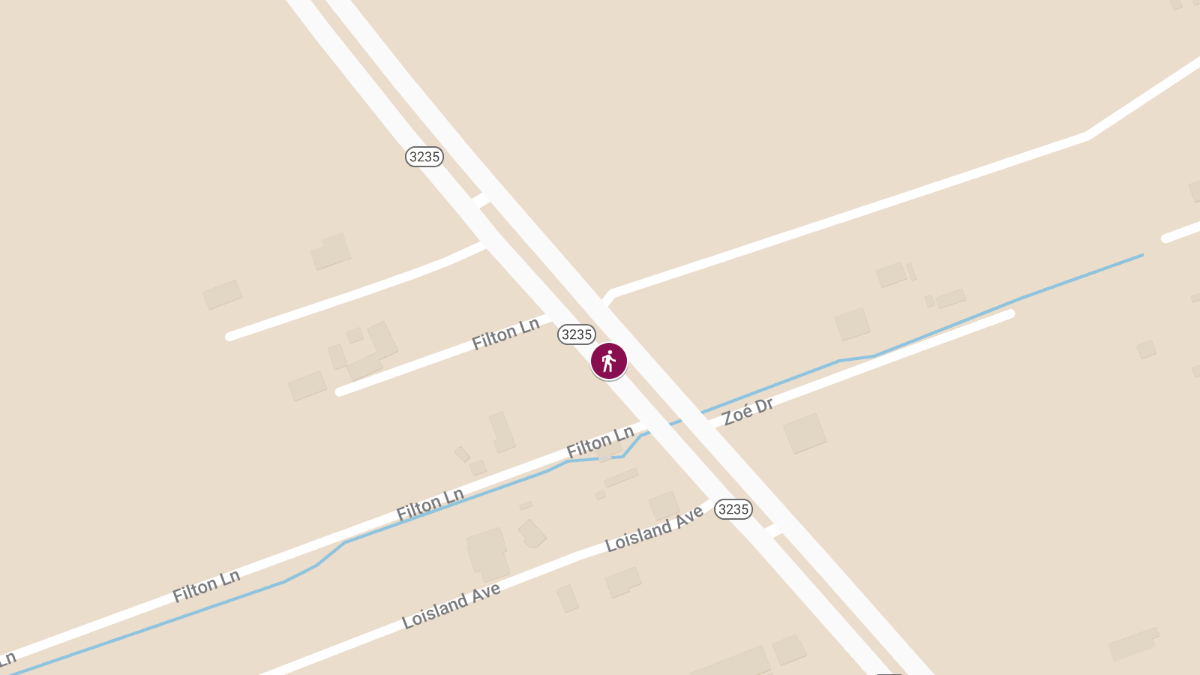 Fatal Pedestrian Accident on LA Hwy 3235 near Filton Ln