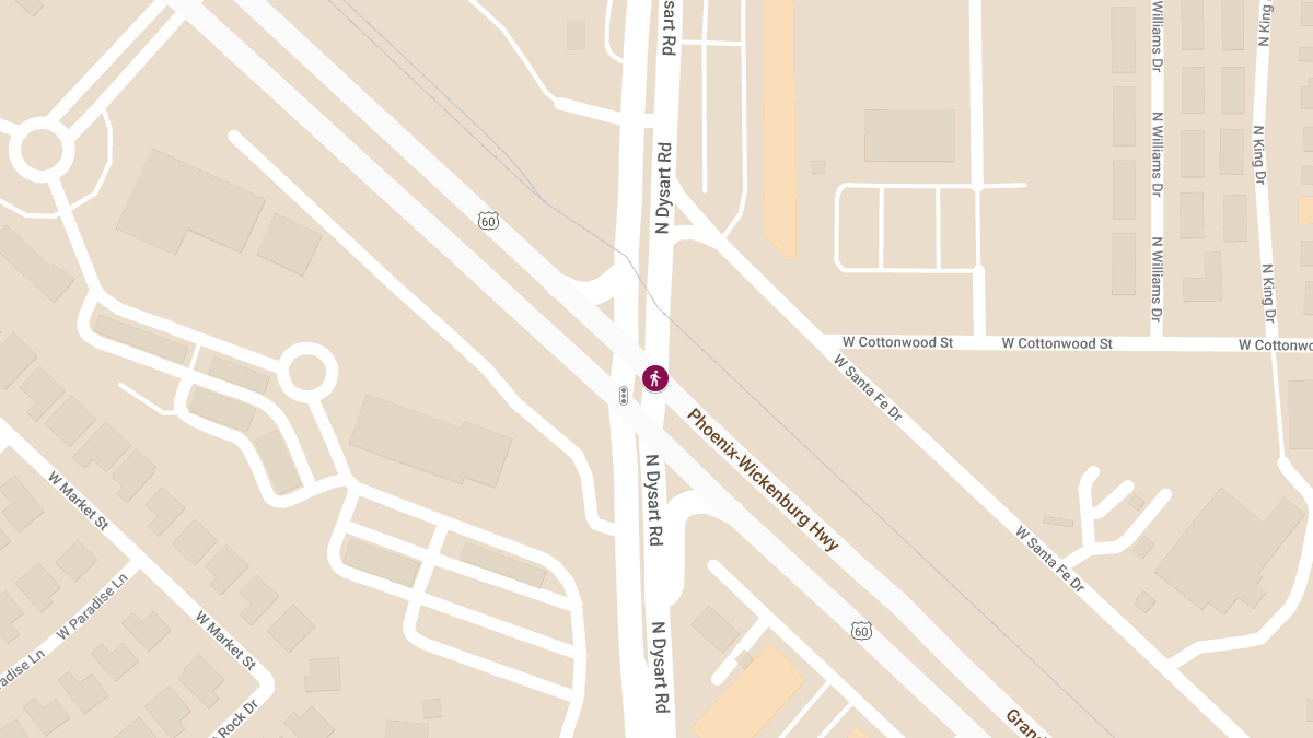 Fatal Pedestrian Crash at Dysart Rd & Grand Ave