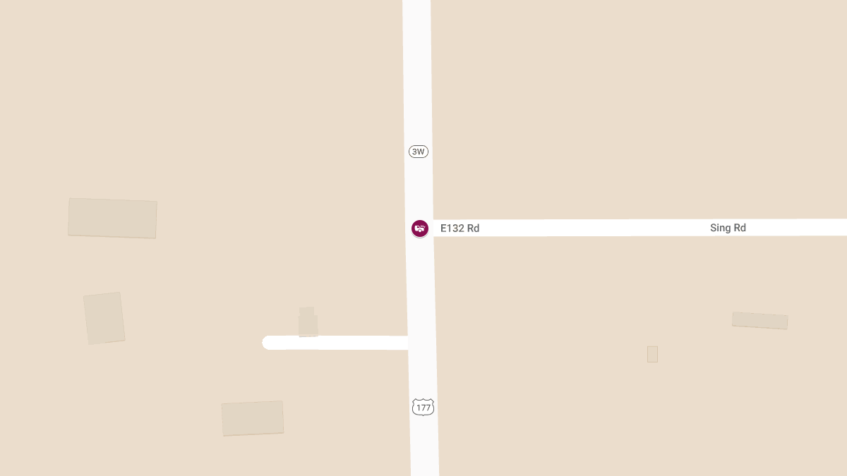 Fatal Rear-End Crash on US-177 at Sing Rd