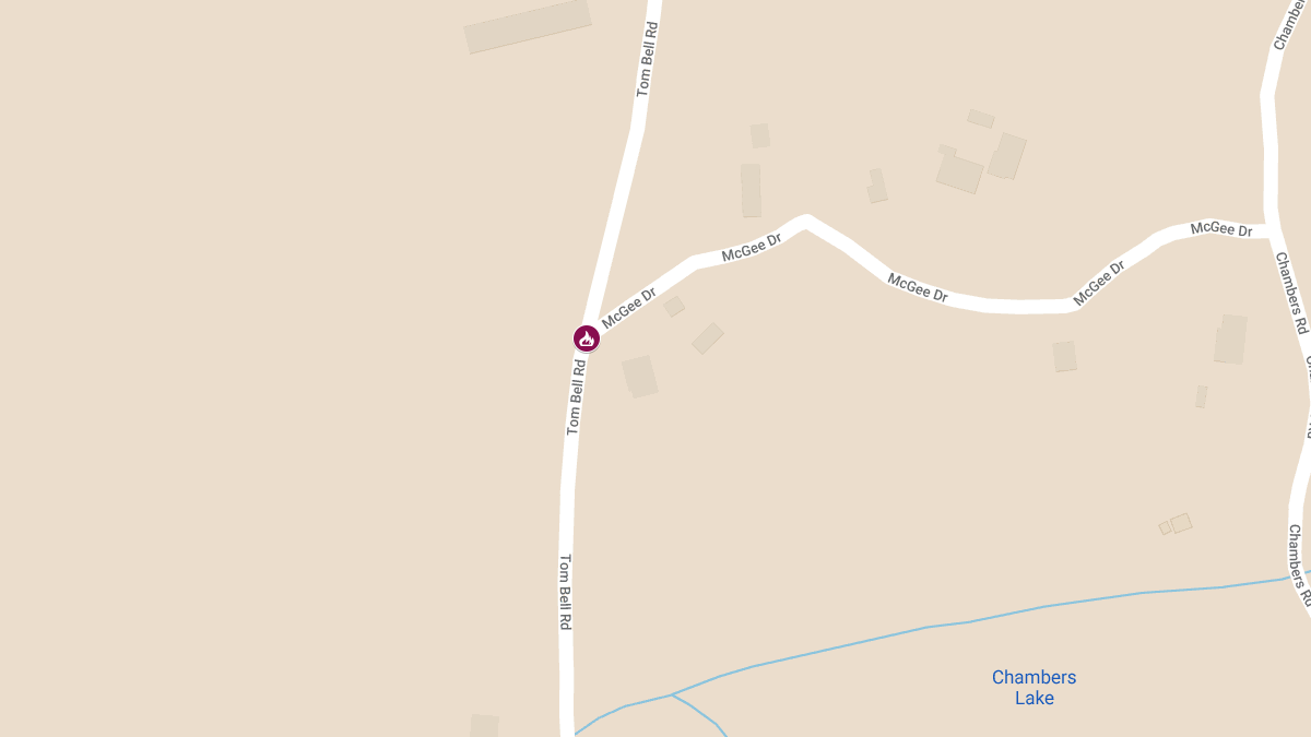 Fatal Residential Fire on Tom Bell Rd & McGee Dr
