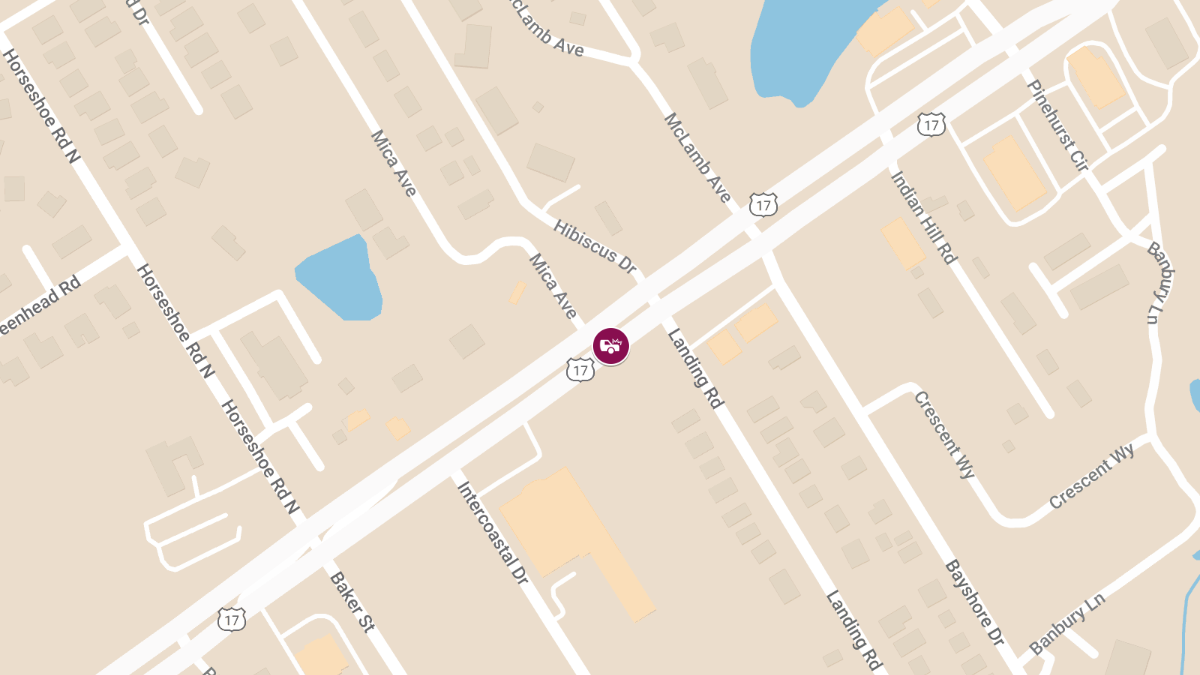 Fatal Sedan and SUV Crash on U.S. 17 at Mica Ave