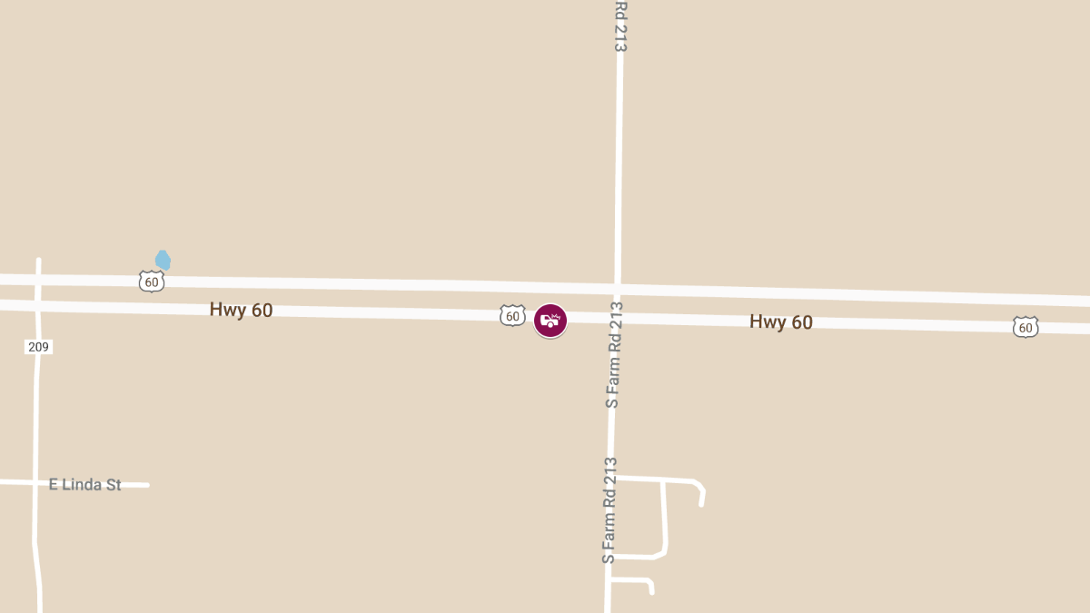 Fatal Two-Car Crash on Hwy 60 Near Farm Rd 213