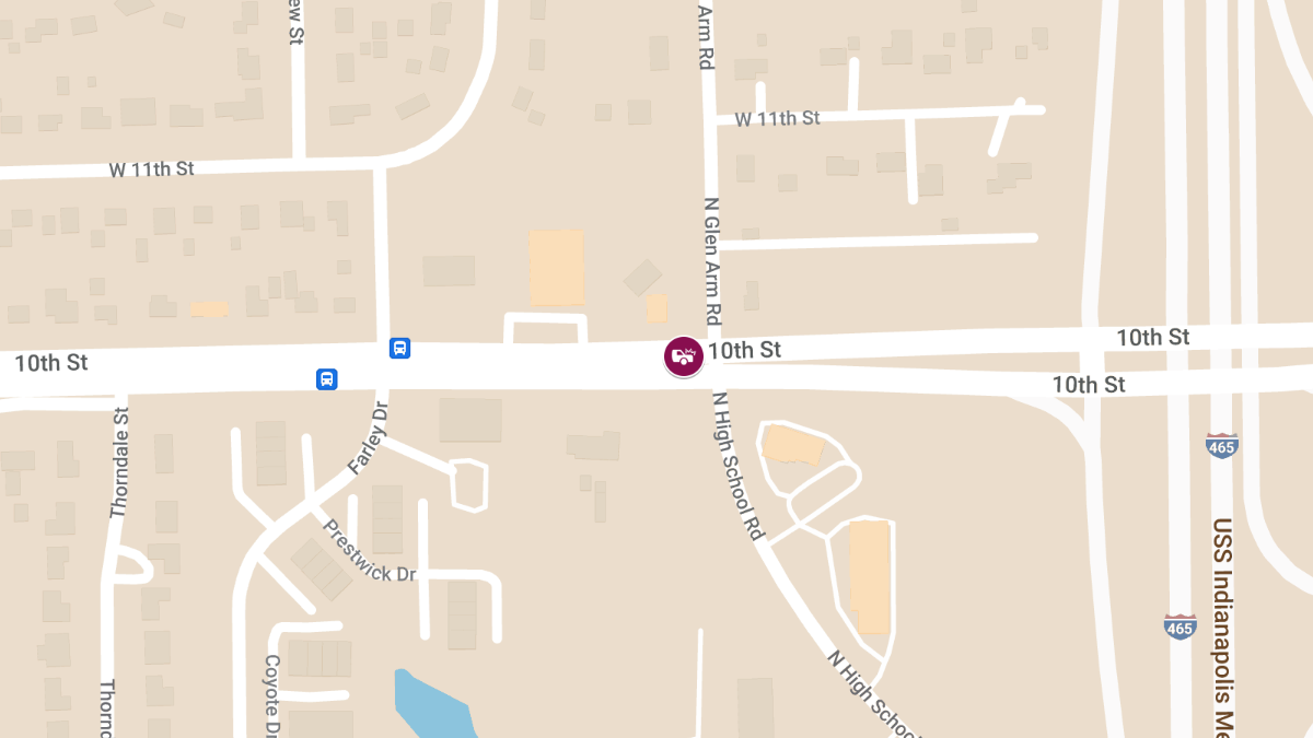 Fatal Two-Vehicle Crash at W 10th St & N Glen Arm Rd
