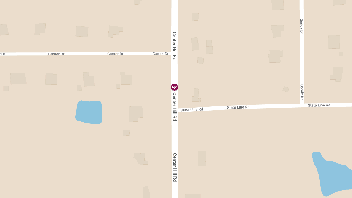 Fatal Two-Vehicle Crash on Center Hill Rd near Mississippi State Line