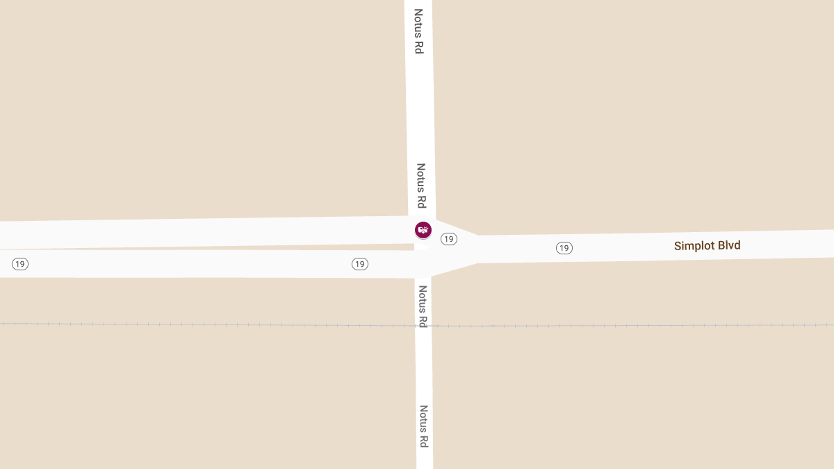 Fatal Two-Vehicle Crash on State Hwy 19 at Notus Rd
