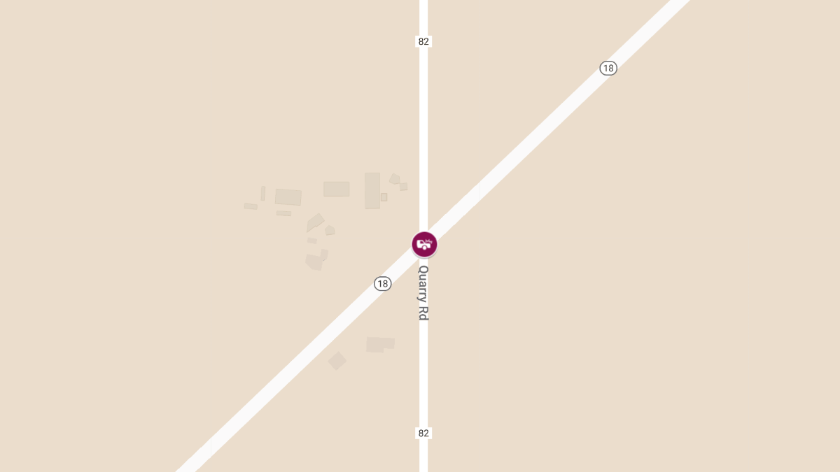 Fatal Two-Vehicle Crash on State Route 18 near Quarry Rd