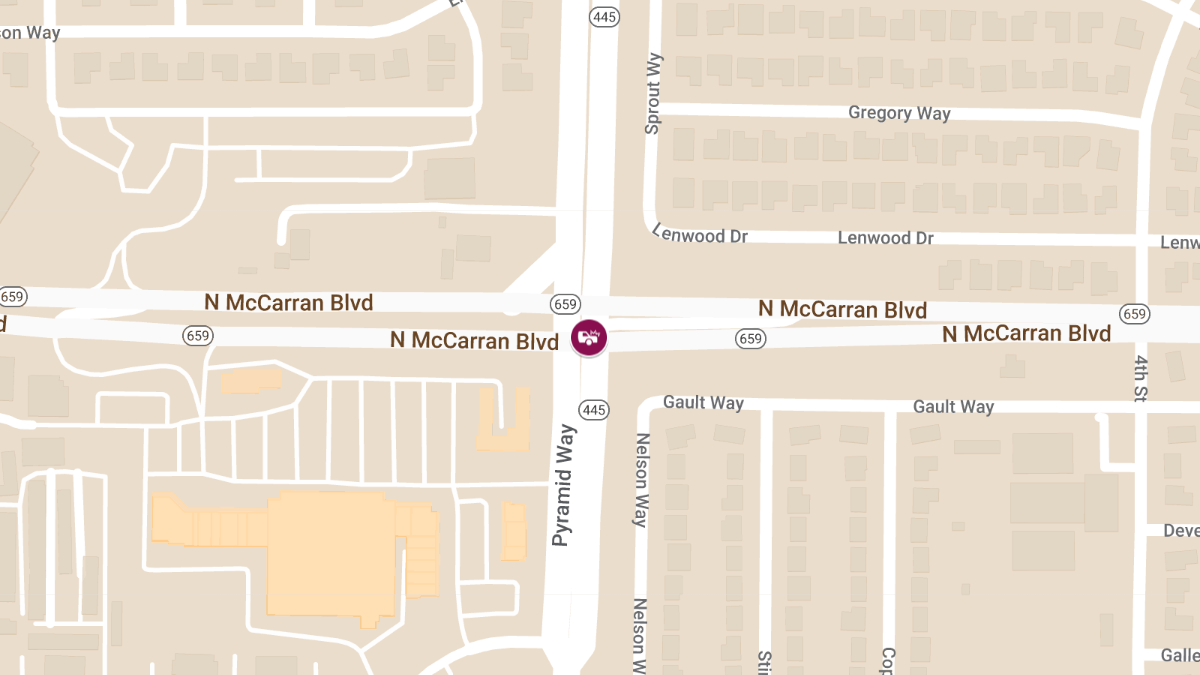 Fatal Vehicle Accident at N McCarran Blvd and Pyramid Way
