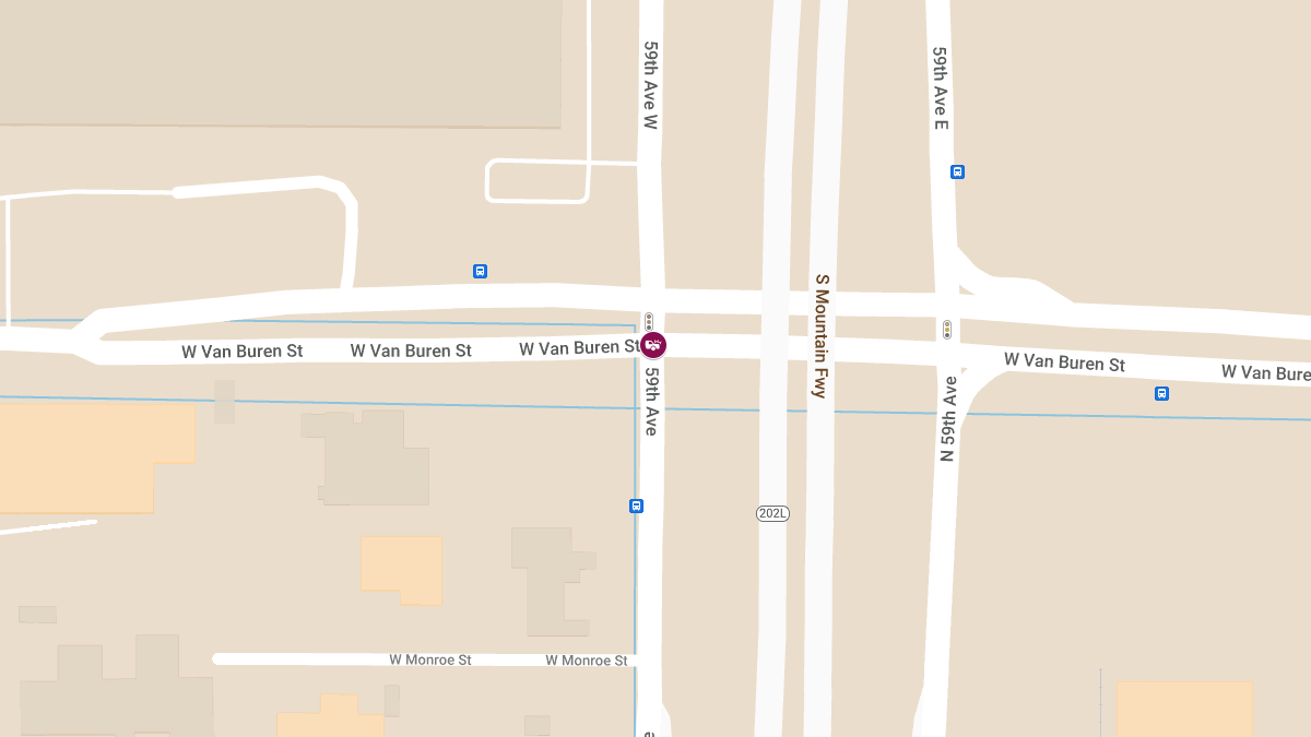 Fatal Vehicle Collision at N 59th Ave & W Van Buren St