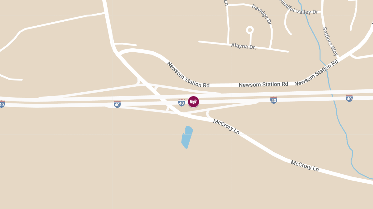 Fatality in Two-Vehicle Crash on I-40 E Near McCrory Lane