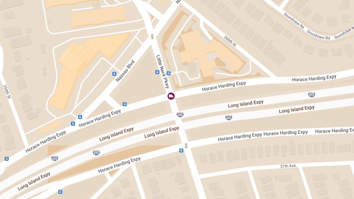 Fire Truck Involved in Two-Vehicle Collision at Little Neck Pkwy & Horace Harding Expy