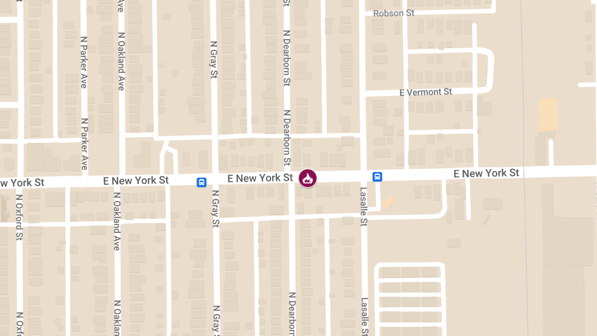 Firefighter Injured in Residential Fire on E New York St