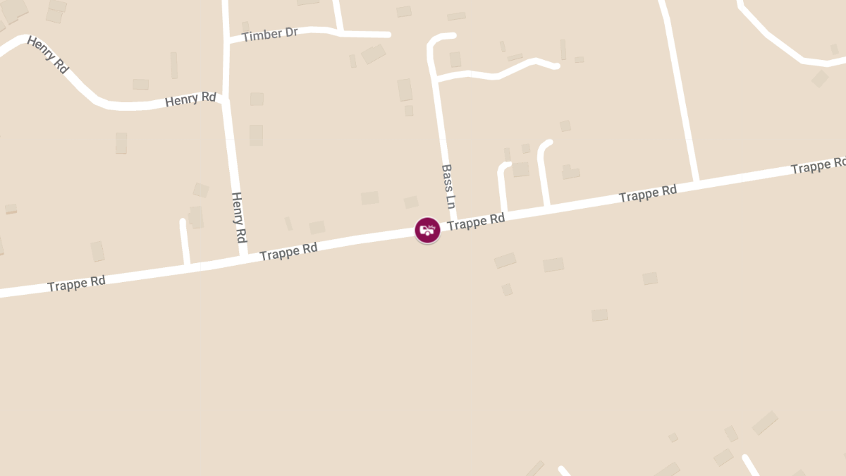 Four Injured, One Trapped in Crash on Trappe Rd