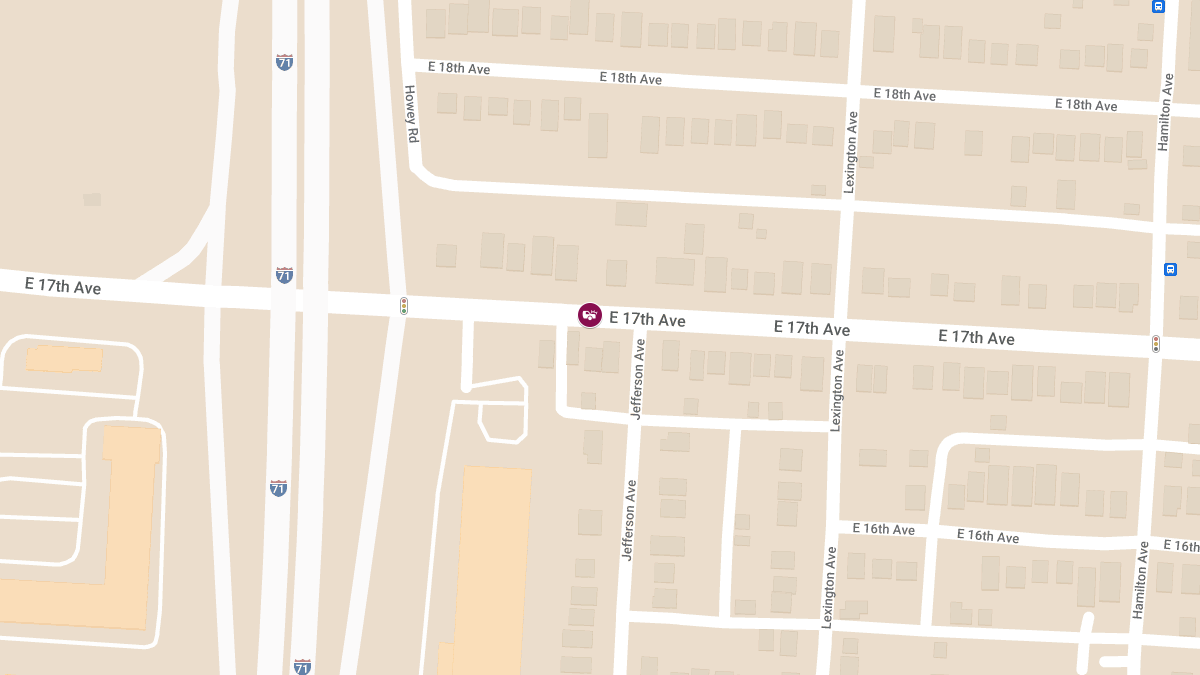 Four Injured in Crash on I-71 Near East 17th Ave