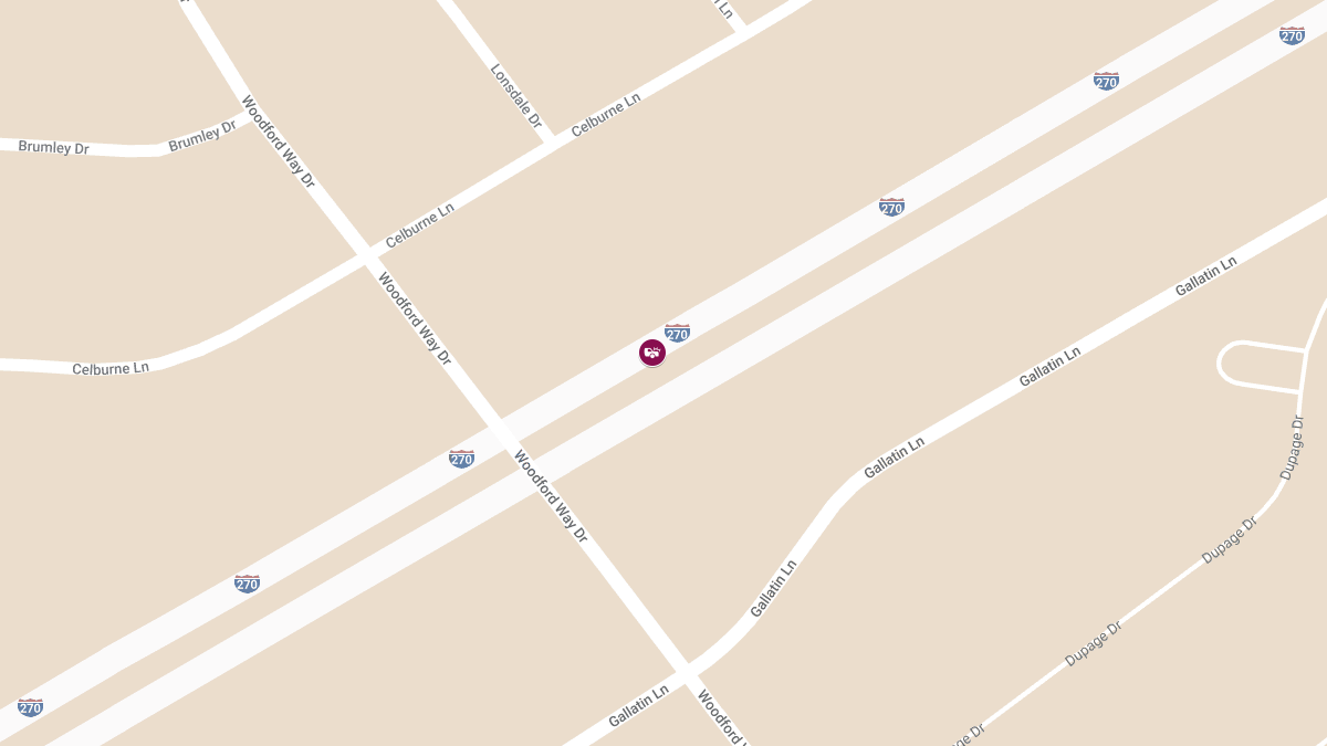 Four-Vehicle Chain-Reaction Crash on I-270 Injures One