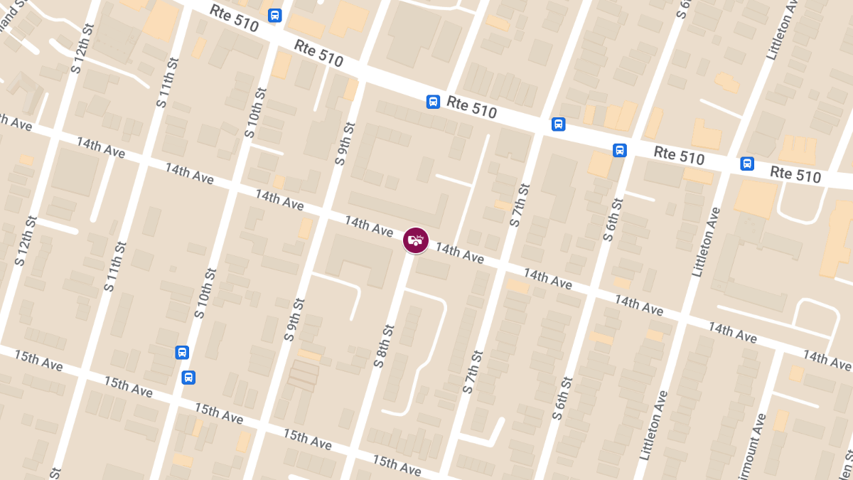 Four-Vehicle Collision with Injuries at S 8th St & 14th Ave