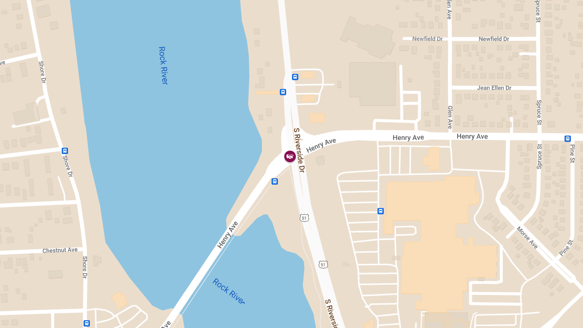 Head-On Collision with Injuries at Henry Ave & Riverside Dr