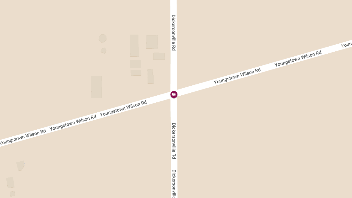 Head-On Collision with Injuries at Youngstown Wilson Rd & Dickersonville Rd