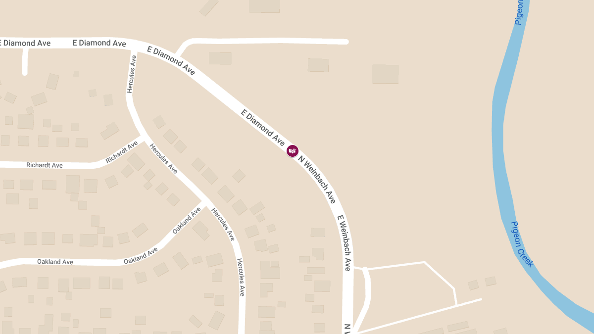 Head-On Crash With Injuries at Diamond Ave & Weinbach Ave