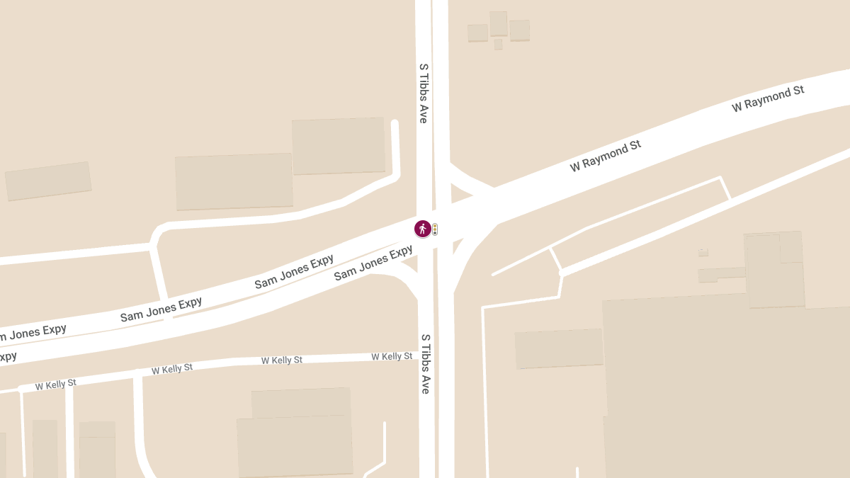Hit-and-Run Accident with Injuries at Sam Jones Expy & S Tibbs Ave