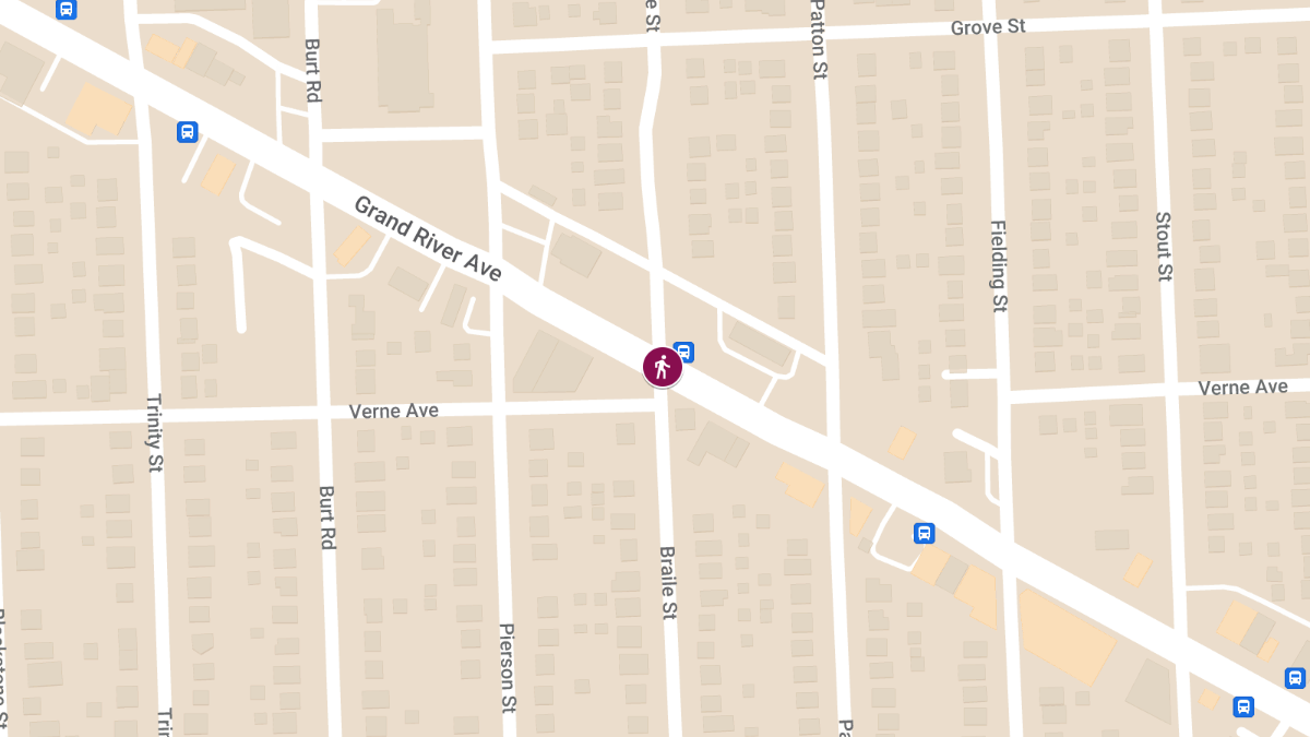 Hit-and-Run Collision Reported at Braile St and Grand River Ave