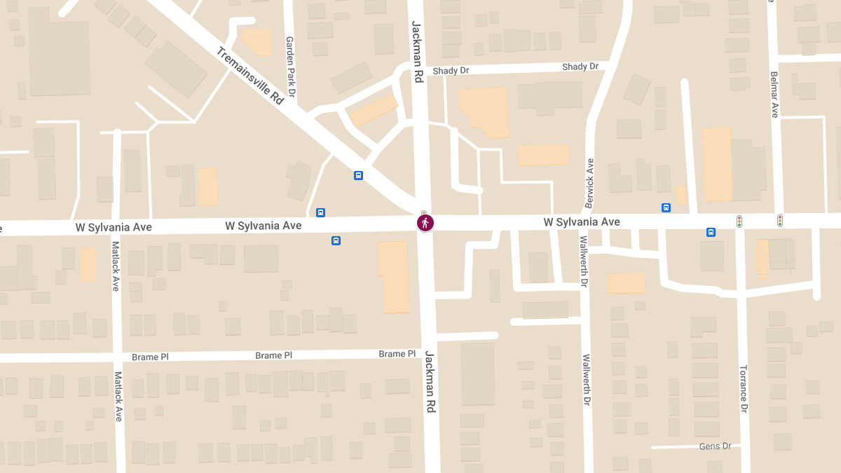 Hit-and-Run Collision With Injuries at W Sylvania Ave & Jackman Rd