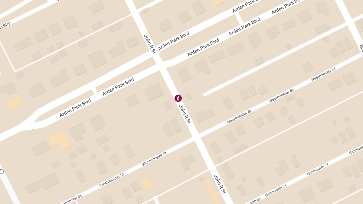 Hit-and-Run Collision at Veterans Hospital on John R St