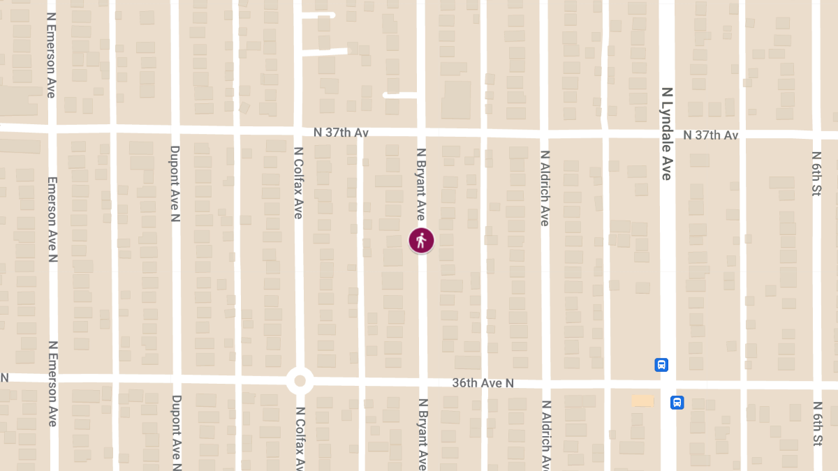 Hit-and-Run Collision with Injuries on Bryant Ave N