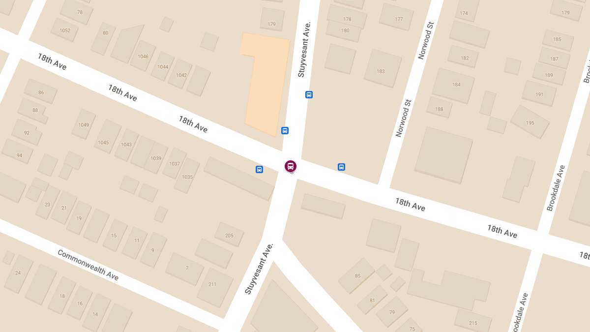 Hit-and-Run Crash Involving NJ Transit Bus at 18th Ave & Stuyvesant Ave