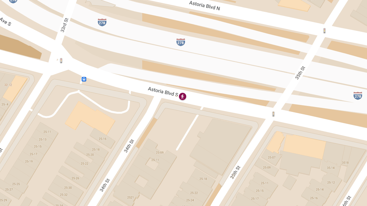 Hit-and-Run Crash With Injuries at 34th St & Astoria Blvd