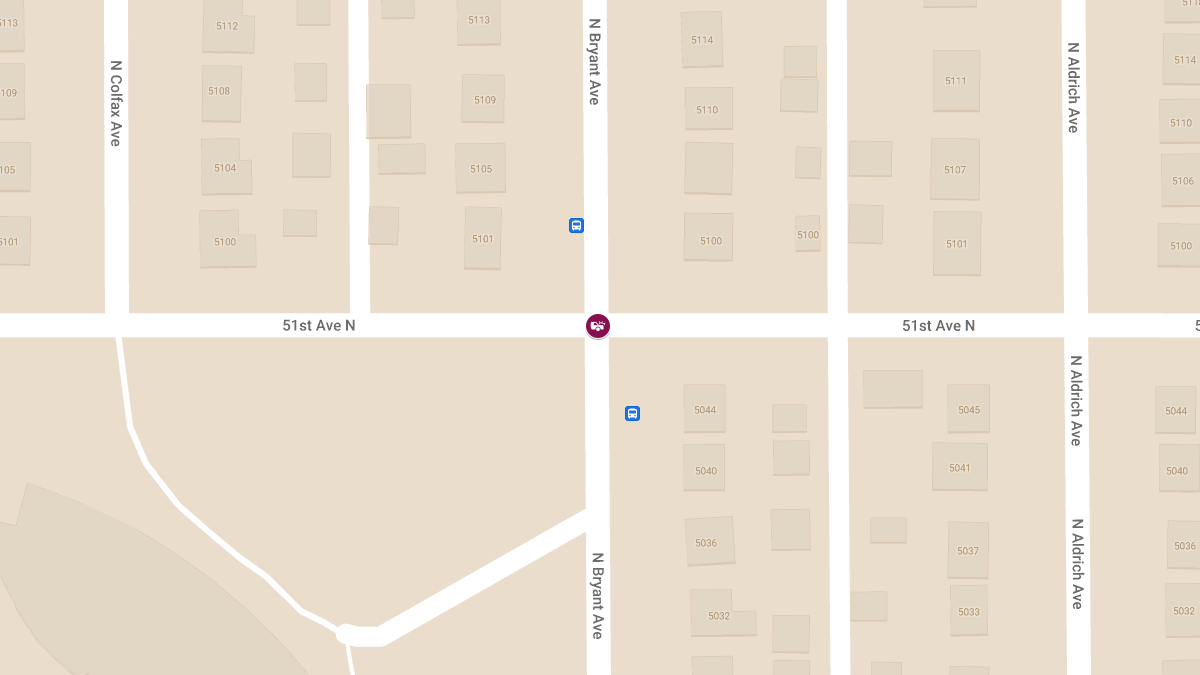 Hit-and-Run Crash at 51st Ave N & Bryant Ave N Causes Injuries