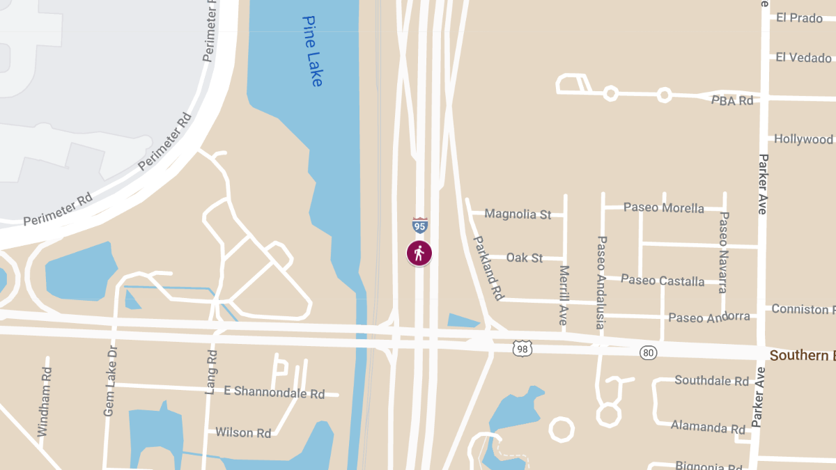 Hit-and-Run Crash with Injuries on I-95 Near Southern Blvd