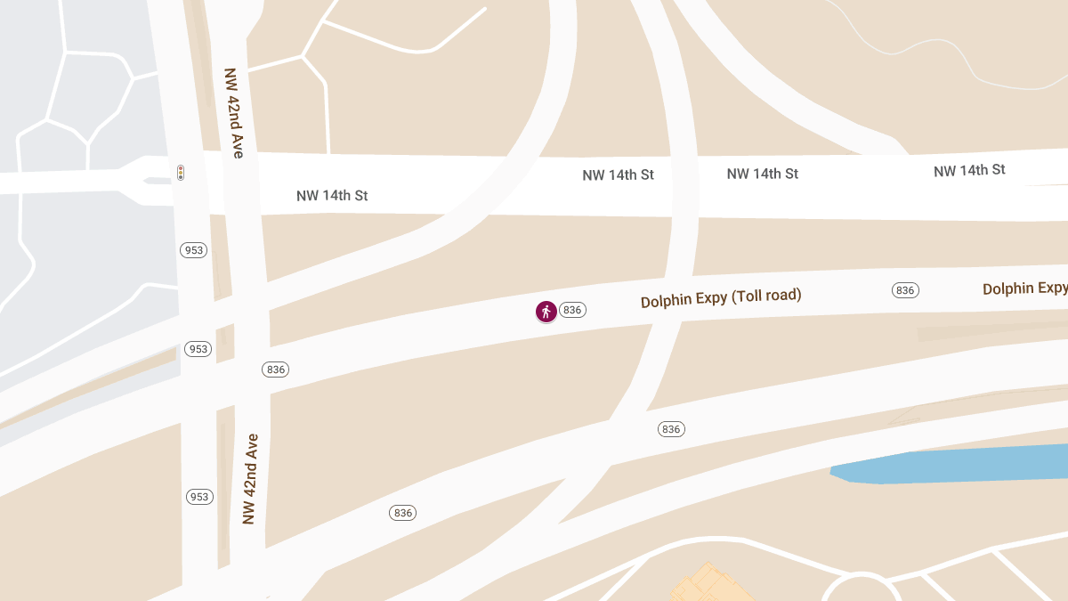 Hit-and-Run Crash with Injuries on SR-836 EB Near NW 42nd Ave