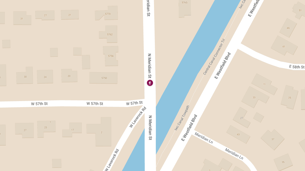 Hit-and-Run Injures Pedestrian on N Meridian St
