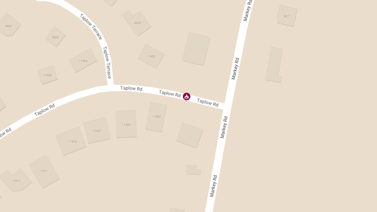 House Fire with Injury on Taplow Rd