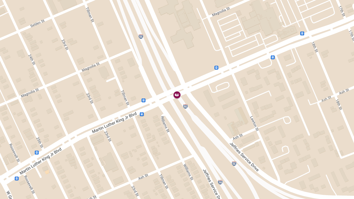 Injuries Reported After Head-On Collision on I-96 W at Martin Luther King Jr Blvd