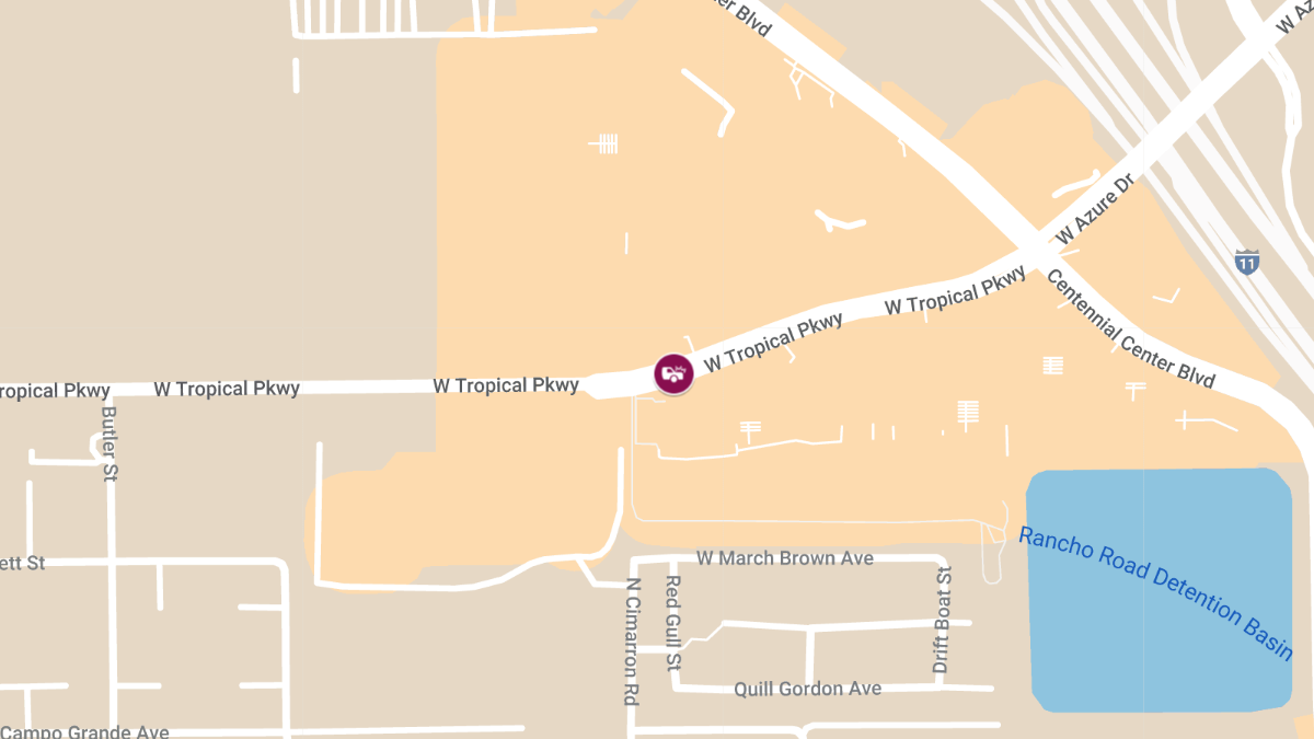 Injuries Reported in Accident at 8080 W Tropical Pkwy